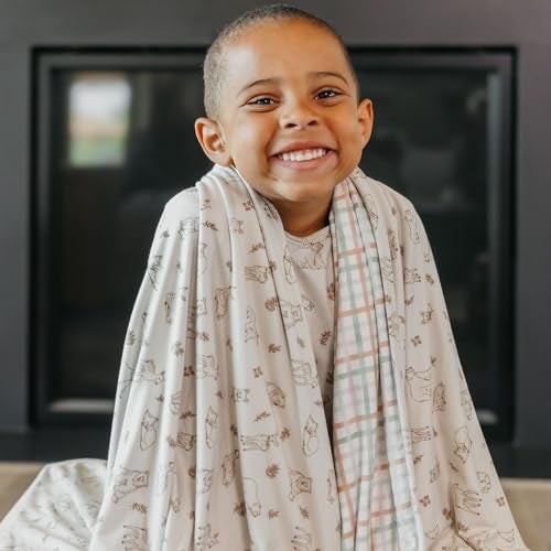 Copper Pearl Jumbo 3Layer Baby Blanket Soft Baby Quilts for Boys and Girls Breathable Cozy Toddler Blanket Baby Quilt for Newborns 60x72 Premium Material Dylan - Image 3