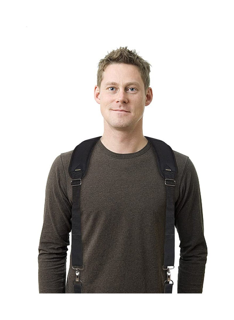 Zikra Tool Belt Suspenders, Heavy Duty Tool Belts, Tool Belt Suspenders Padded Heavy Duty for Carpenter, Electrician, Lighten Weight, Adjustable 36-50 inch (93-127 cm) - Image 5