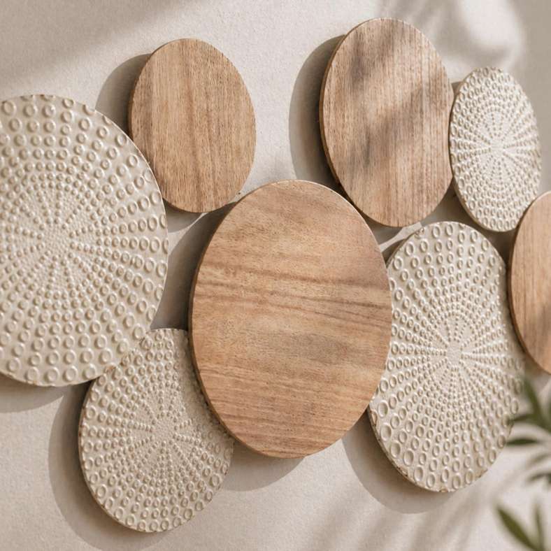 Pan Home Sarivu Metal Wall Decor 86.5x4x45cm - Natural - 191FHB9900432 - Image 2