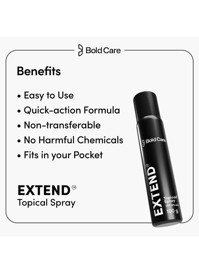 Bold Care - Bold Care Topical Non-Transferable Spray For Men - 100Gm - Easy To Use & Effective - Pack Of 1 - Image 1
