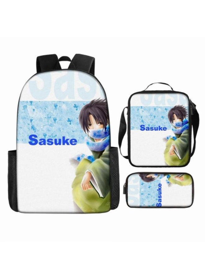 عام حقيبة ظهر مطبوعة بالرسوم المتحركة + مجموعة حقائب اليد + القلم، مجموعة حقائب عملية من ثلاث قطع (يمكن استخدام الطلاب والأطفال ونزهات الأصدقاء ورياضات تسلق الجبال وما إلى ذلك) - 28 - Image 4