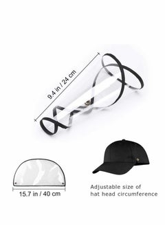 Y&D Protective Face Shield Hat, Anti-Saliva Anti-Spitting Unisex Baseball Cap Protect Visor Cover, 2 in 1 Removable Bucket Hat Transparent Dustproof Outdoor for Women and Men  - Image 4