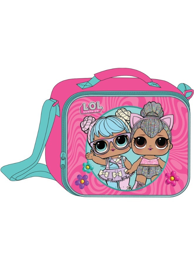 MGA حزمة قيمة LOL مفاجأة! 5 في 1 (حقيبة ترولي 16 بوصة مع صندوق غداء، حقيبة غداء، زجاجة ماء وحافظة أقلام) - Image 4
