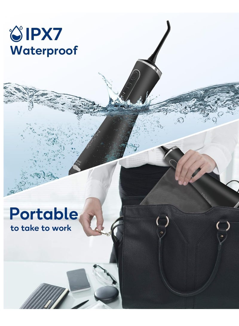 MySmile MySmile LP211 Cordless Advanced Water Flossers for Teeth, 5 Cleaning Modes Rechargeable Power Dental Flosser 8 Replacement Jet Tips IPX 7 Waterproof Dental Irrigador with Portable Travel Storage Pouch - Image 4