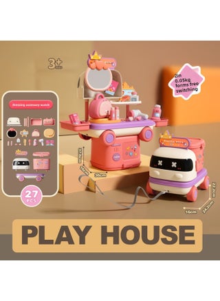 Play House Two-in-one Children's Dressing Table Toy Simulation Storage Car Parent-child Interactive Kitchen Suit Gift-Color:Makeup (color Box) - pzsku/ZC1B99F57C64F55BC48C5Z/45/1746206720/713dae07-3f36-4136-a3cb-0ea9c40db2b7