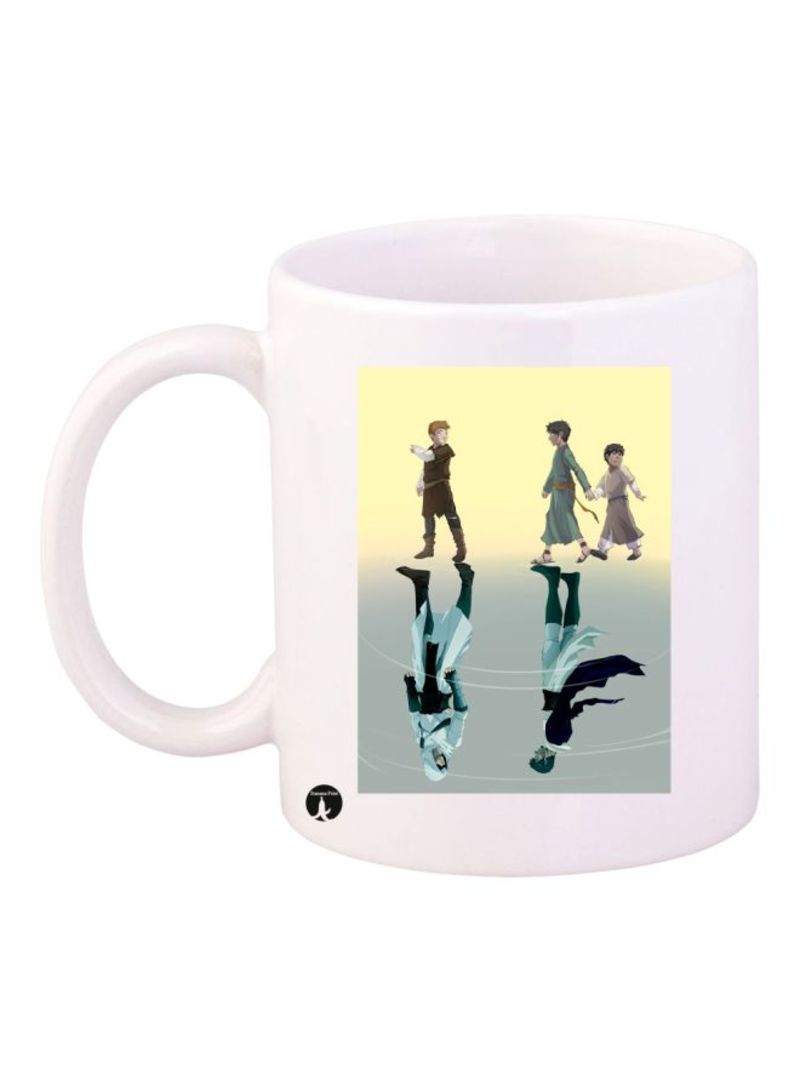 RKN Assassin's Creed Character Printed Mug White/Yellow/Blue Standard Size