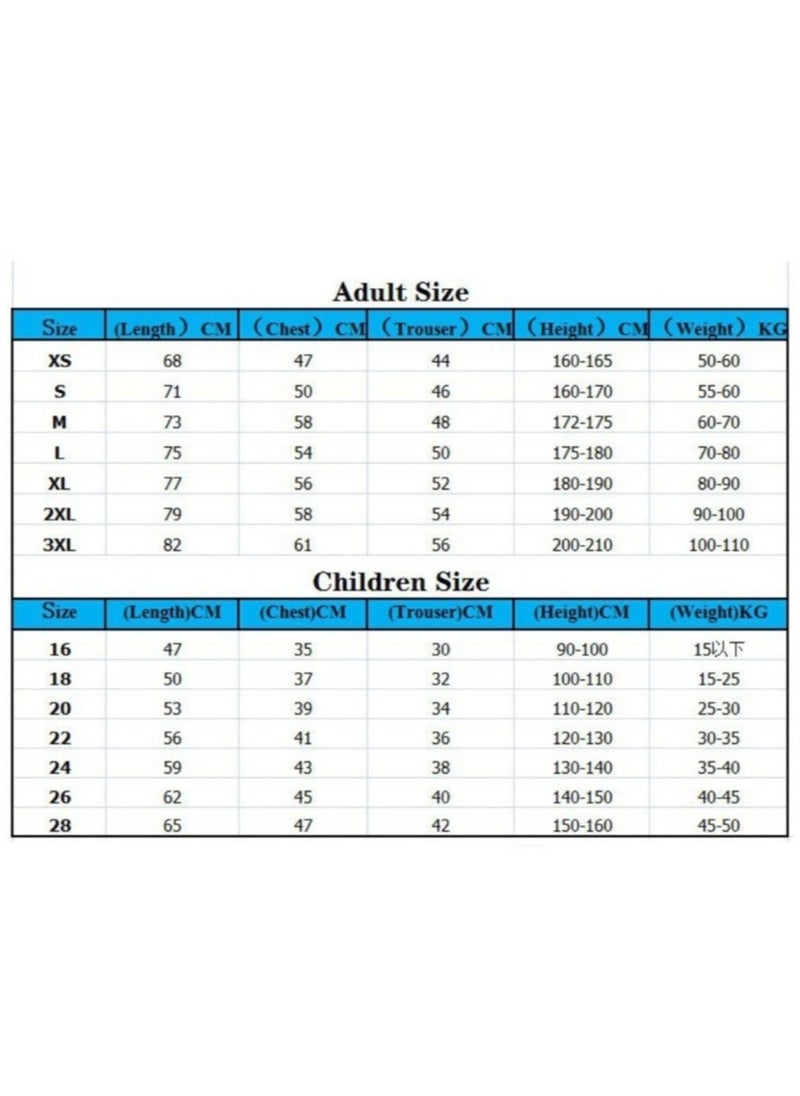 Taiahiro - New two-piece soccer suit for children and adults printed gradual change color quick-drying sports jerseys game training uniforms - Image 1