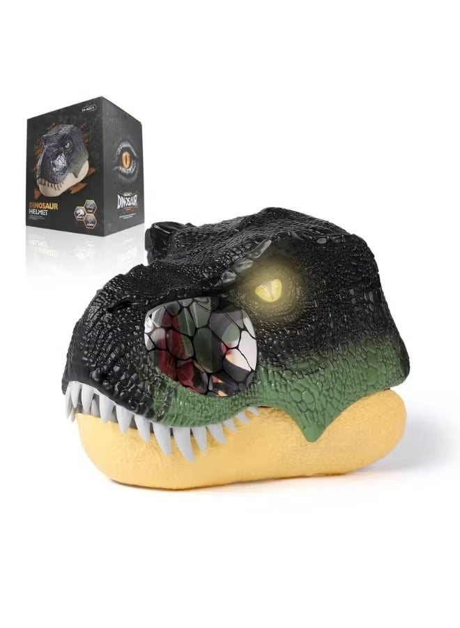 Wen Sheng DINOSAUR MASK WITH SIMULATION SOUND, GLOW IN THE DARK,EYES WITH LIGHTS