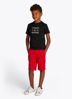 TOMMY HILFIGER Kids Logo Flag Short Sleeve T-Shirt  - Image 1