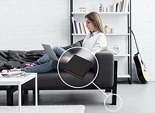 Slipstick GorillaPads Non Slip Furniture Pads/Floor Gripping Pads (Set of 16 Grips) 2 Inch Square Floor Protectors for Under Furniture, Black, CB142-16 - Image 2