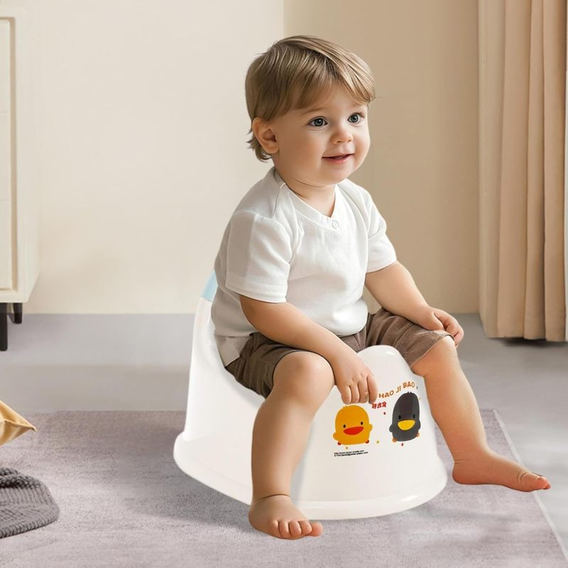 Toddler Potty Training Toilet: Blue Portable Spill Proof Potty for Toddler Boys and Girls - Image 3