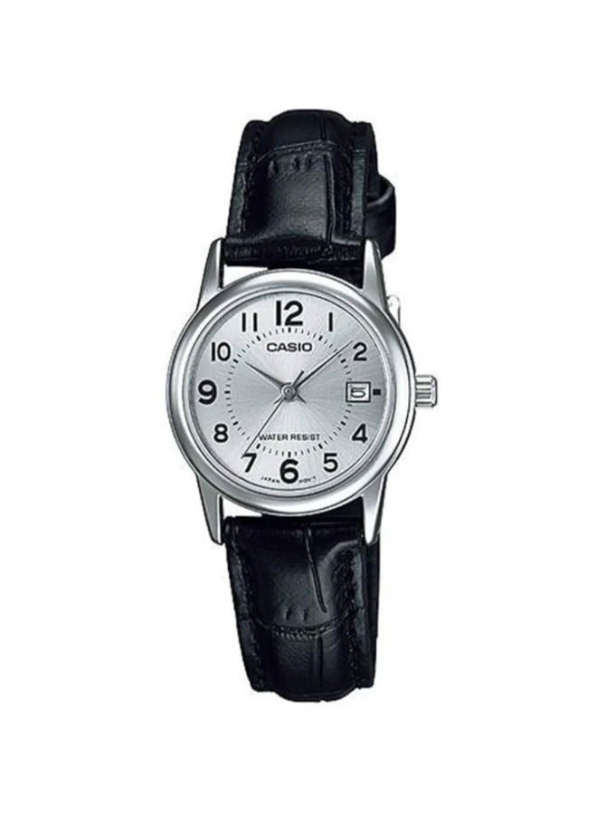 كاسيو ساعة يد من جلد بعقارب LTP-V002L-7BUDF - Image 1