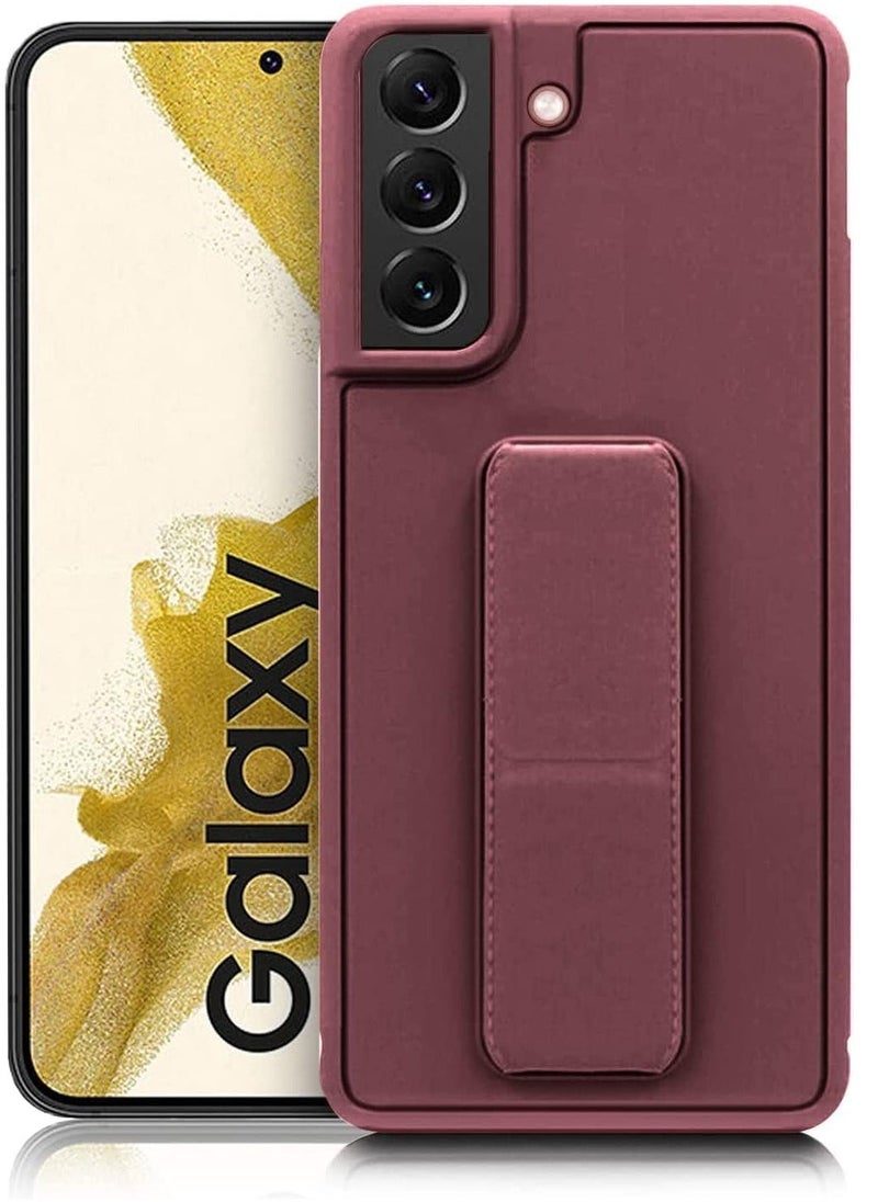 Raxoom Samsung Galaxy S24 PLUS Case Cover Magnetic Car Mount Kickstand & Holder, Premium Silicone Vertical & Horizontal Hand Strap and Grip with Multi Stand for Samsung Galaxy S24 PLUS - Image 1