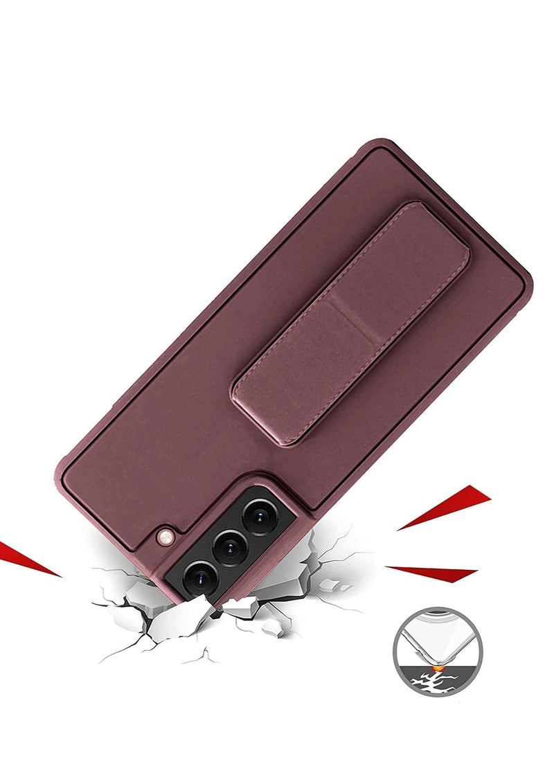 Raxoom Samsung Galaxy S24 PLUS Case Cover Magnetic Car Mount Kickstand & Holder, Premium Silicone Vertical & Horizontal Hand Strap and Grip with Multi Stand for Samsung Galaxy S24 PLUS - Image 5