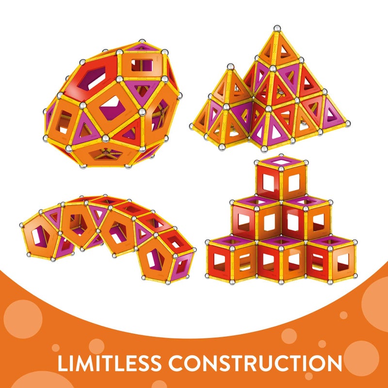 Geomag Classic Magnetic Toys for Kids Ages 5+, 200pc Educational STEM Magnets for Kids - Swiss-Made Magnetic Blocks, Tiles and Building Toys from 100% Recycled Plastic - Image 3
