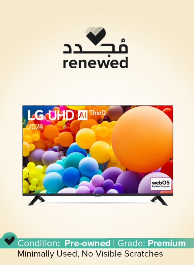 LG Renewed - 50" Smart LED TV - 4K 50UT73 Black - Image 1