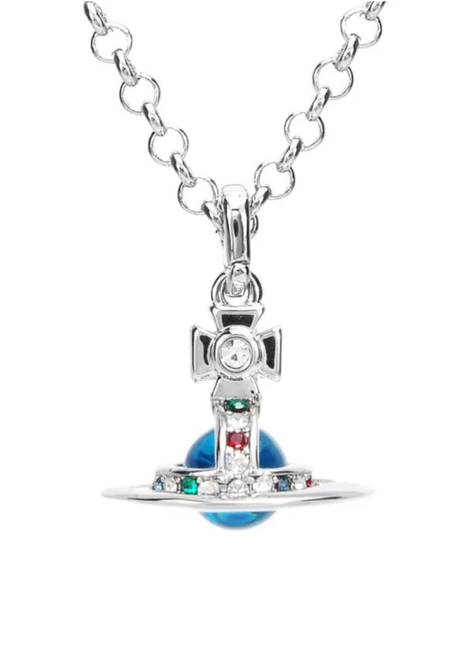 Vivienne Westwood Vivienne Westwood Medium  10MM ORB Classic Saturn Pendant Necklace  - Image 1