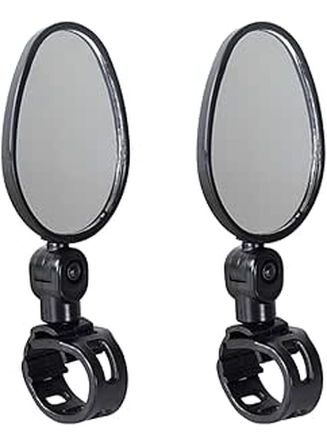 Bicycle Rearview Mirrors 2Pcs HD Convex Lens Handlebar Mirror for Mountain Road Cycling Safety - Image 1