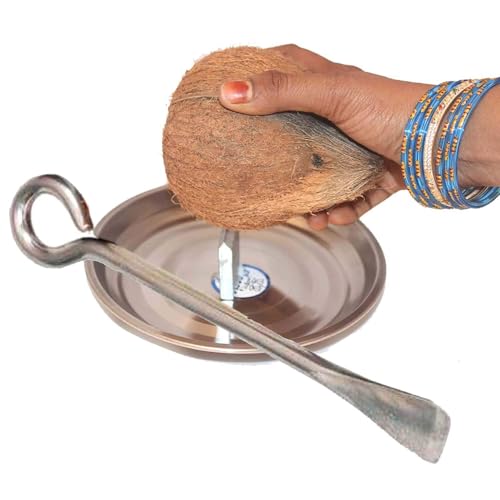 SBA PRIME Coconut Breaker with Coconut Opener Stainless Steel Tool for Easy Coconut Opening | Heavy Duty Kitchen Tool (Pack of 2) - Image 3