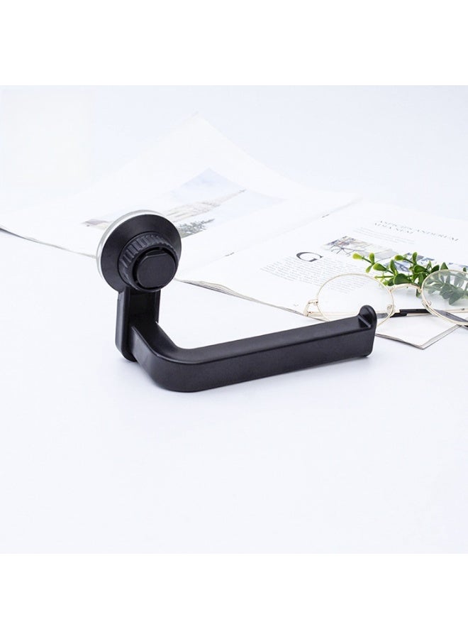 2pcs Durable Roll Toilet Paper Holder Wall Mounted Roll Tissue Box Bathroom Storage Suction Cup Creative Tissue Hook - Image 4