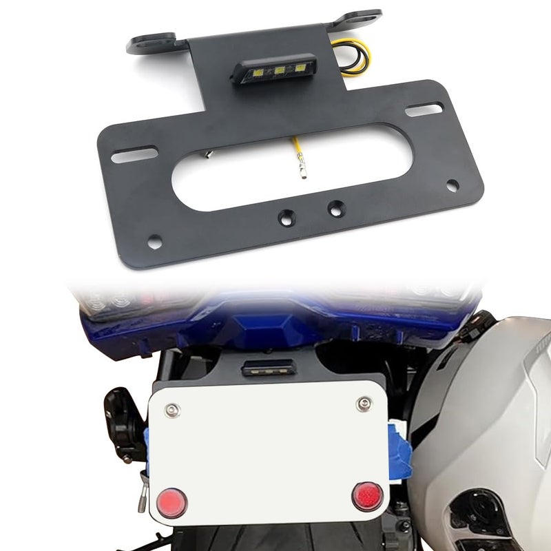 Generic Xitomer Fender Eliminator/License Plate Holder, Tail Tidy Fit for GSX1300R HAYABUSA 1999-2011 2012 2013 2014 2015 2016 2017 2018 2019 2020, With LED License Plate Light  - Image 1