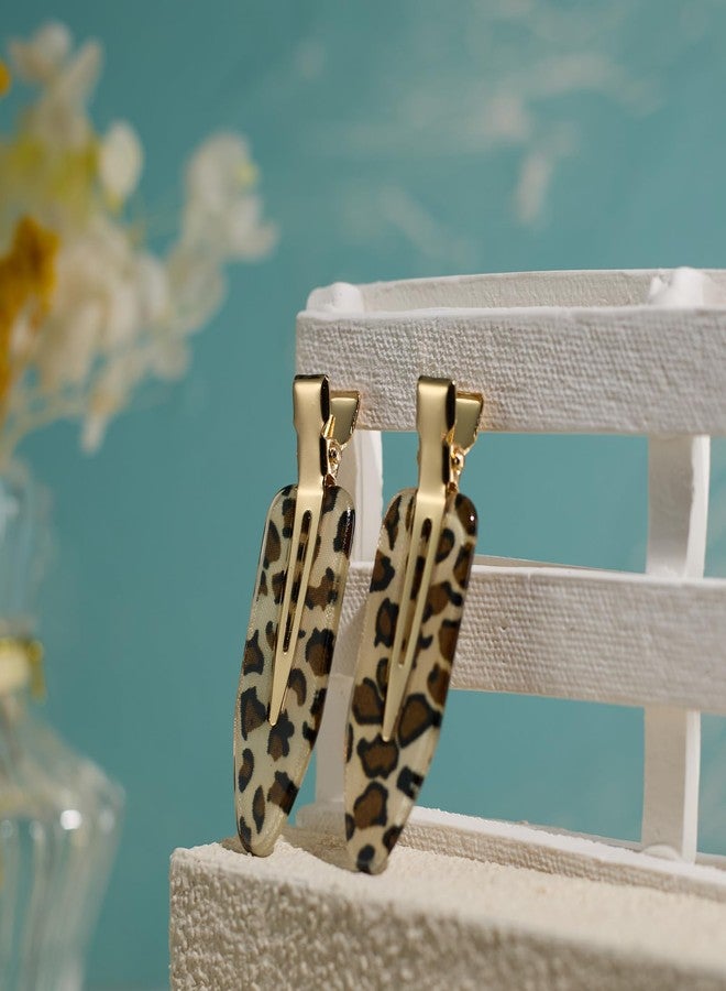 minihope 12-Piece Creaseless Hair Clips Set - Trendy Leopard, Checkerboard & Terrazzo Hair Accessories Non-Slip, Lightweight & Durable, Suitable for Various Hair Types & Styling, Everyday Wear & Gift Set. - Image 2