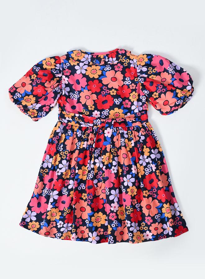 بيلا مودا فستان كشكش بنقشة الزهور - Image 3