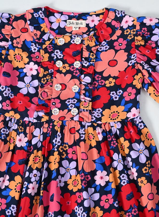 بيلا مودا فستان كشكش بنقشة الزهور - Image 4