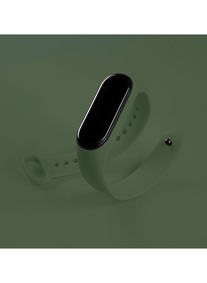 Loquat Xiaomi Mi Band 7 Replacement Strap Soft Silicone Watch Band Sport Wristband Bracelet Compatible with Mi Band 7 Smart Fitness Tracker 2022 Release Olive Green - Image 5