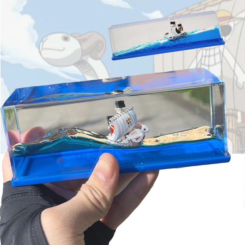 PTAEXCEL Unsinkable Boat in a Box Unsinkable Cruise Ship Toy Cruise Ship Fluid Drift Bottle Cruise Ship Fluid Drift Model Decoration Home Decoration Toys - Image 2