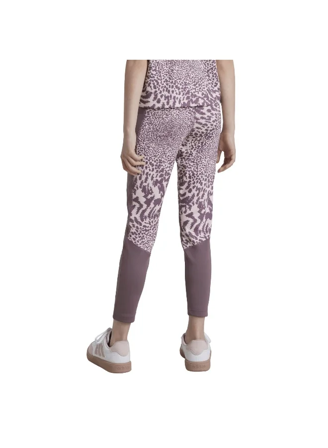 Adidas Jg Opt Pri Leg Pink Training Tights 5-6Y