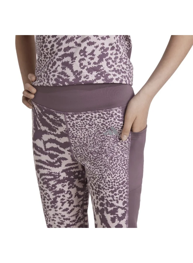 Adidas Jg Opt Pri Leg Pink Training Tights 5-6Y