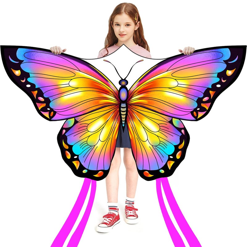 HONBO Butterfly Kite for Kids &Adults (Pink) - Image 1
