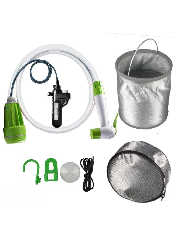 Crownline Portable and Rechargeable Outdoor Bidet, Apple Green, Rpb-220 - Image 2