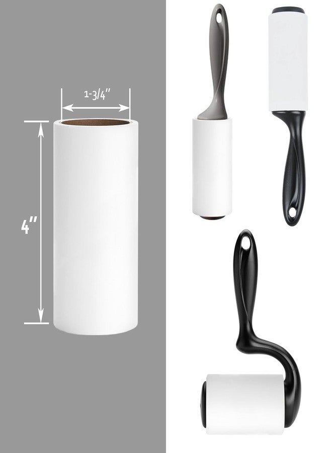 MINGRACE 4 inch Lint Roller Refills for Scotch Brite Lint Roller Replacement Refills for Pet Hair Extra Sticky Everyday Clean Lint Remover Refills 6 Pack 60 Sheets per Roll Total 360 Sheets - Image 2