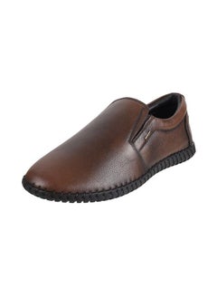 Mochi Genx Men's Brown Leather Formal Comfort Stylish Moccasin UK/7 EU/41 (71-8657)  - Image 1