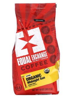 Equal Exchange Organic Coffee Midnight Sun Ground French Roast 10 oz (283.5 g) 