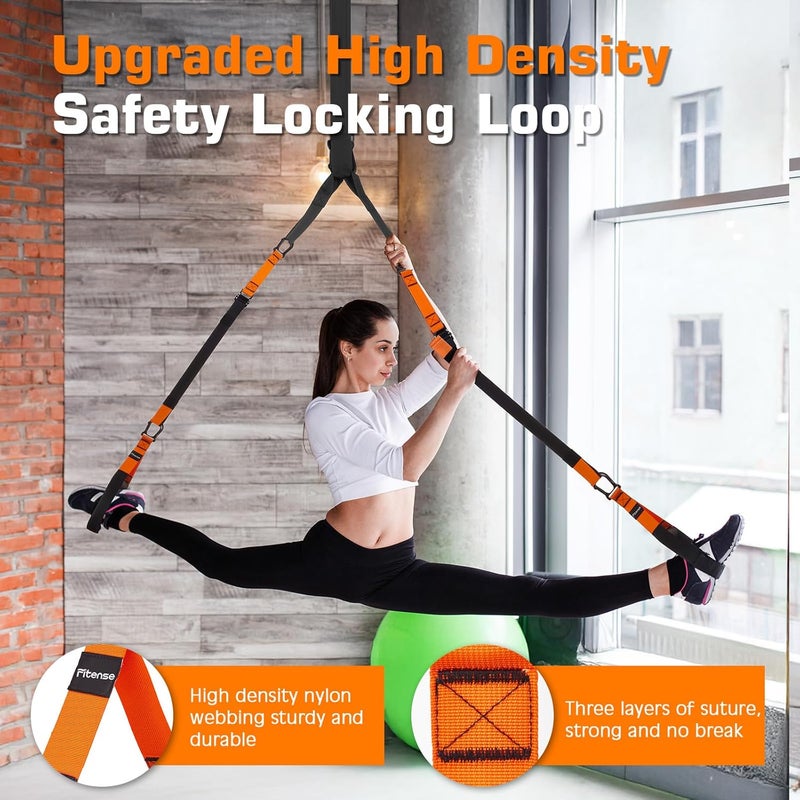 Fitense Home Resistance Training Kit - Suspension Trainer Straps with Adjustable Extension, Door Anchor, and Carry Bag - Image 4