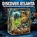 STRUCWOOD DIY Book Nooks DeepSea Submarine Adventure Miniature House Kit Rotating Background LED Lights Touch Control SelfAssembly Craft Model Kits for Gifting Decor Discover Atlanta - Image 4