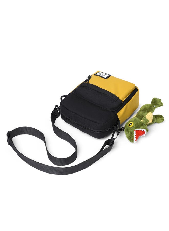 Viney Men'S Shoulder Bag Casual Crossbody Bag Lightweight Sports Phone Bag Leisure Backpack Canvas Chest Bag Waist Bag Small Bag Simple Style Portable Business Multi-Functional Fashion - Image 2