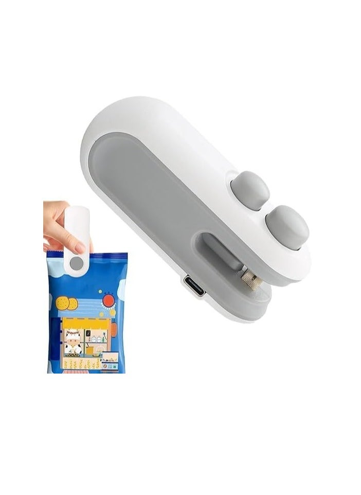 Spaceshoop - Mini Bag Sealer, Portable Rechargeable Heat Sealer with Type-C, Handheld Food Storage Sealing Machine for Snacks - Image 1