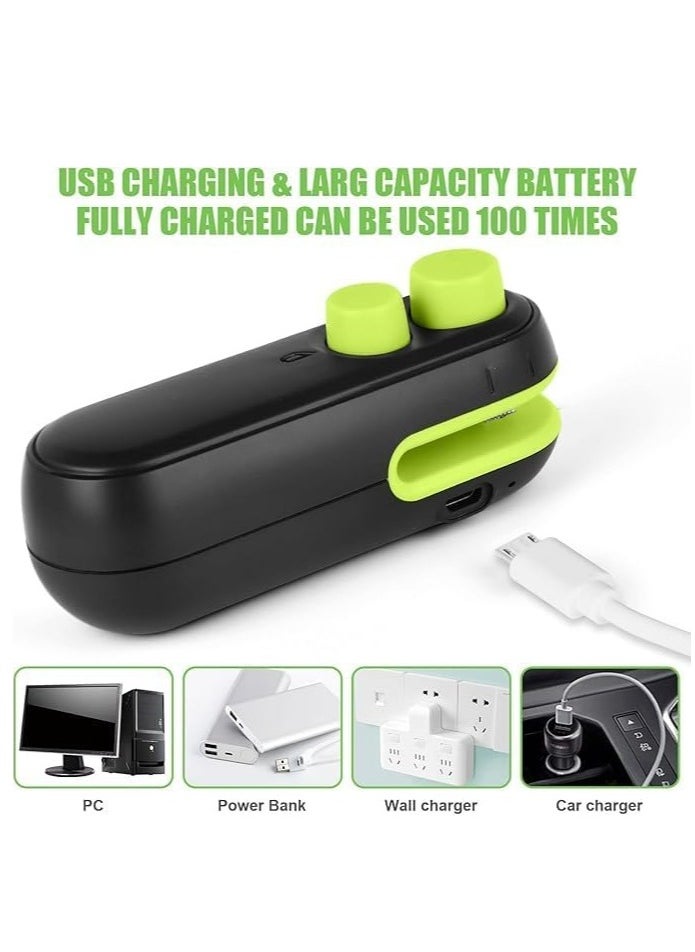Spaceshoop - Mini Bag Sealer, Portable Rechargeable Heat Sealer with Type-C, Handheld Food Storage Sealing Machine for Snacks - Image 1