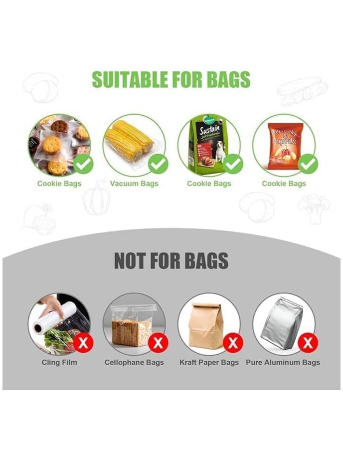 Spaceshoop - Mini Bag Sealer, Portable Rechargeable Heat Sealer with Type-C, Handheld Food Storage Sealing Machine for Snacks - Image 1