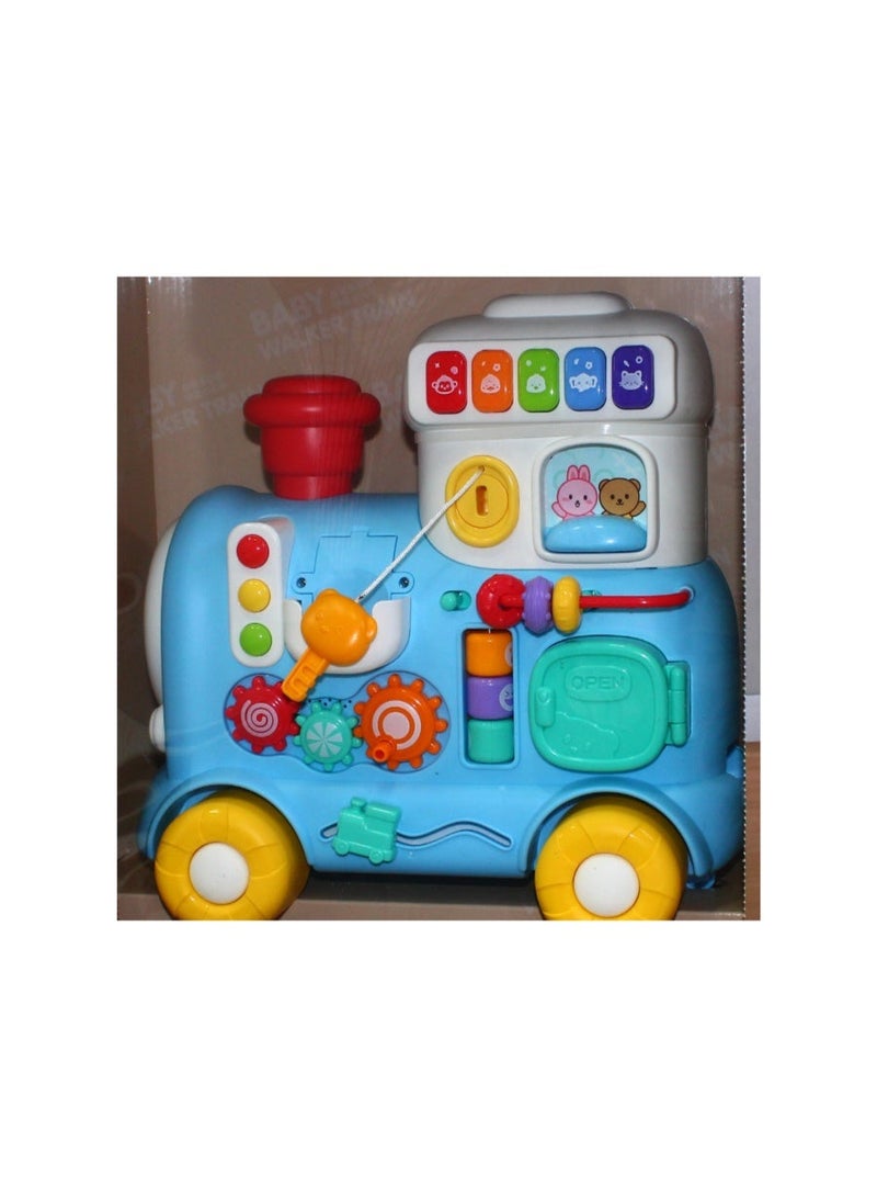 Prime 4-in-1 Baby Walker Train Activity Toy – Blue – Model 668-64 - Image 3
