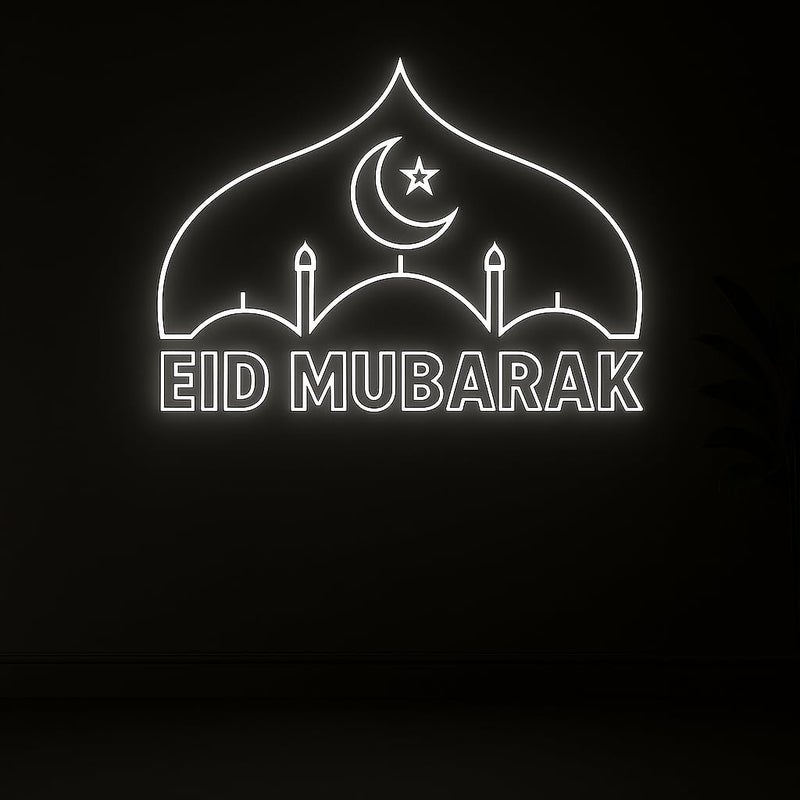 Horoof Home Eid Mubarak LED Wall Light - Image 1