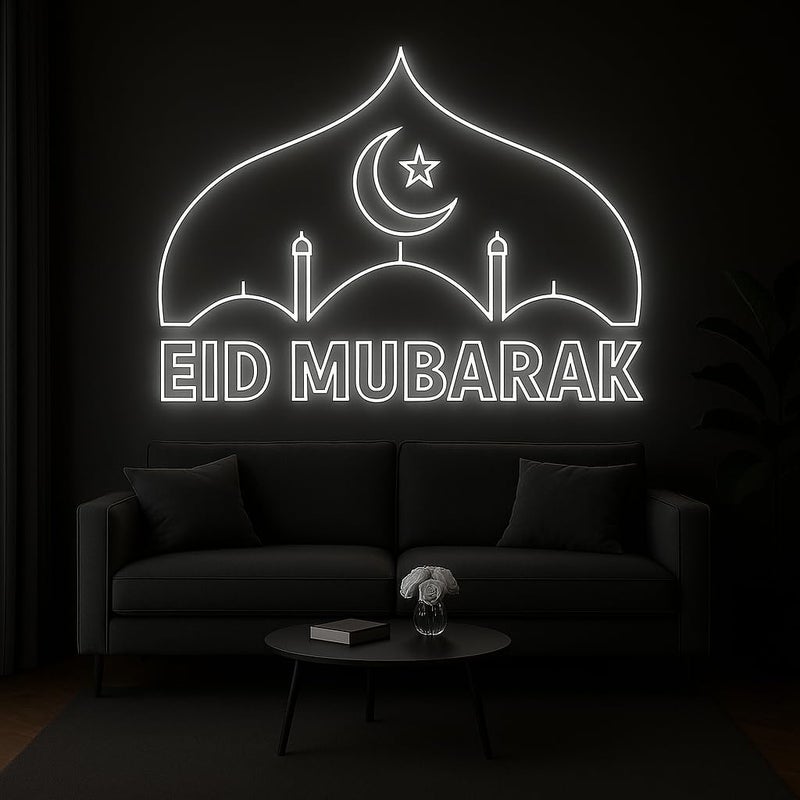 Horoof Home Eid Mubarak LED Wall Light - Image 2
