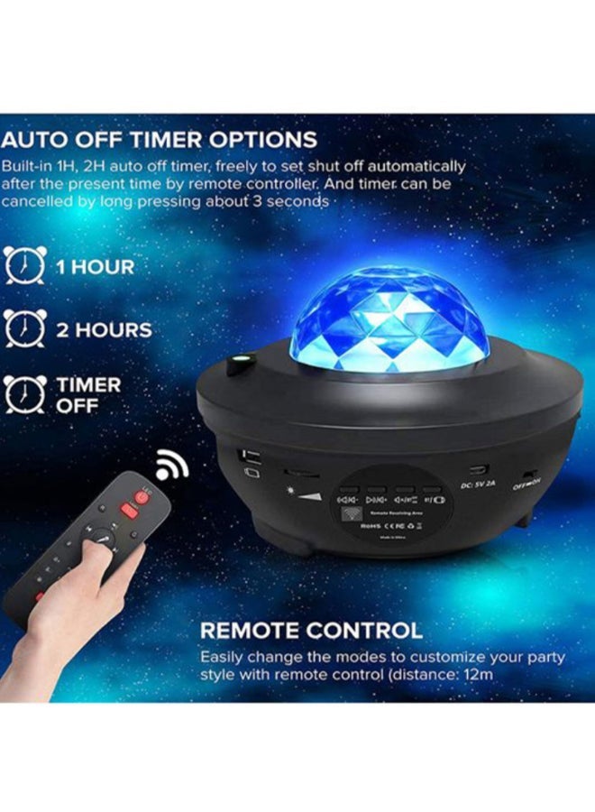 NIBEMINENT Star Projection Lamp Black - Image 2