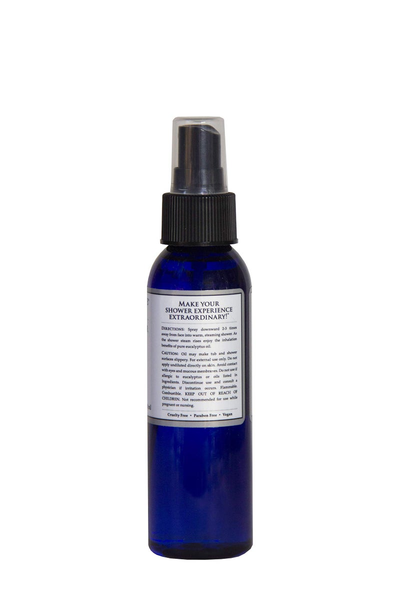 Travertine Spa Steam Shower Spray | Eucalyptus Shower Spray | Eucalyptus Oil Mist for Shower Aromatherapy | Sinus and Congestion Relief | Steam Room Spray | 100% Natural Eucalyptus Oil | 4 fl oz - Image 2