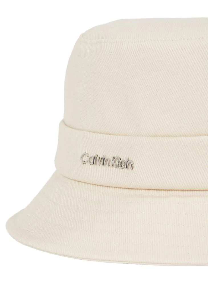 CALVIN KLEIN Back Tie Twill Bucket Hat