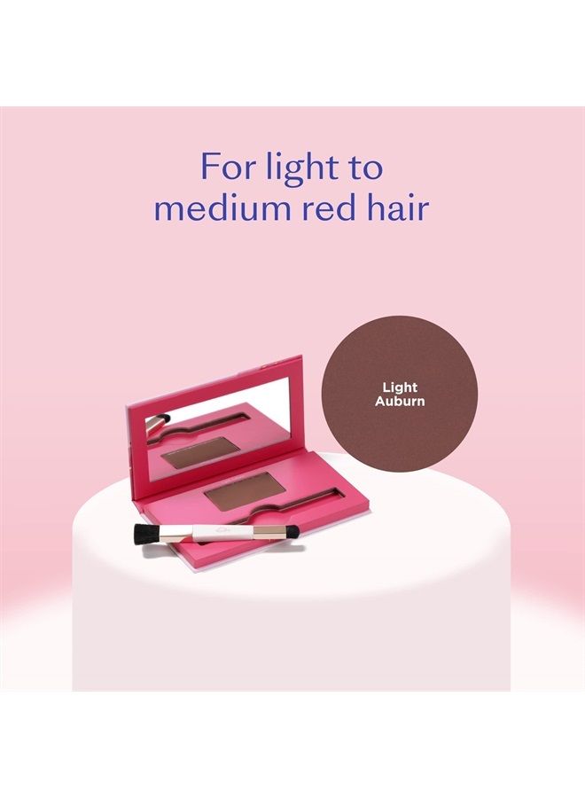 esalon Hair Root Touch Up Powder, Conceal & Cover (Light Auburn) - Hairline Powder for Women - Scalp Concealer & Filler for Thinning & Gray Hair Coverage - Creates Thicker & Fuller-Looking Hair - Image 2